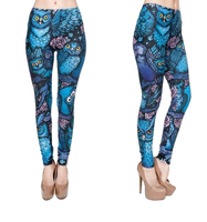 New Night Owl Full Printed Ladies Yoga/Fitness Pants/Leggings