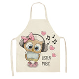 Bib Style Printed Kitchen Apron - 20 super cute owl choices