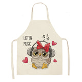 Bib Style Printed Kitchen Apron - 20 super cute owl choices