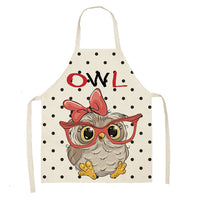 Bib Style Printed Kitchen Apron - 20 super cute owl choices