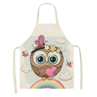 Bib Style Printed Kitchen Apron - 20 super cute owl choices