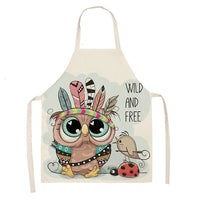 Bib Style Printed Kitchen Apron - 20 super cute owl choices