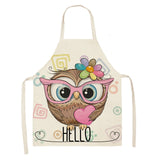 Bib Style Printed Kitchen Apron - 20 super cute owl choices