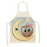 Bib Style Printed Kitchen Apron - 20 super cute owl choices