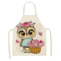 Bib Style Printed Kitchen Apron - 20 super cute owl choices