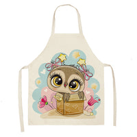 Bib Style Printed Kitchen Apron - 20 super cute owl choices