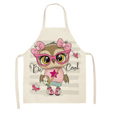 Bib Style Printed Kitchen Apron - 20 super cute owl choices