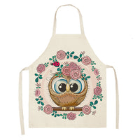 Bib Style Printed Kitchen Apron - 20 super cute owl choices