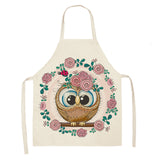 Bib Style Printed Kitchen Apron - 20 super cute owl choices