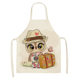 Bib Style Printed Kitchen Apron - 20 super cute owl choices