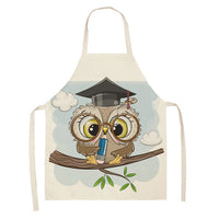 Bib Style Printed Kitchen Apron - 20 super cute owl choices