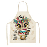 Bib Style Printed Kitchen Apron - 20 super cute owl choices