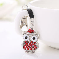 Sparkly Sparkly Owl Charm Key Chain