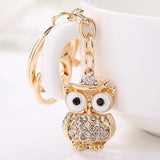 Sparkly Sparkly Owl Charm Key Chain